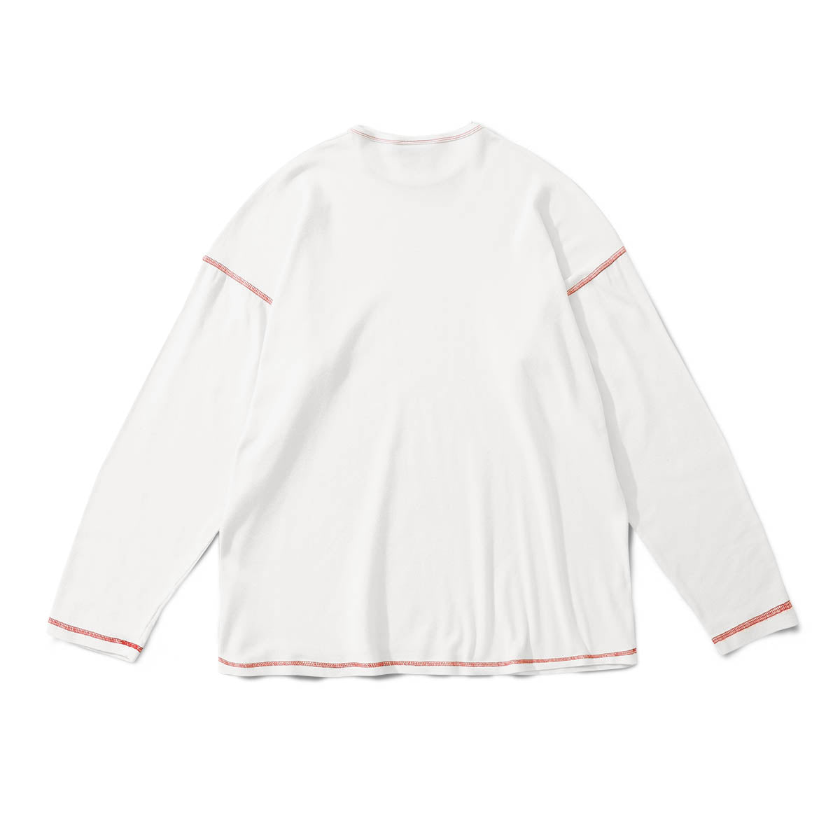 Pseushi - Heavy Rib Tee LS - White