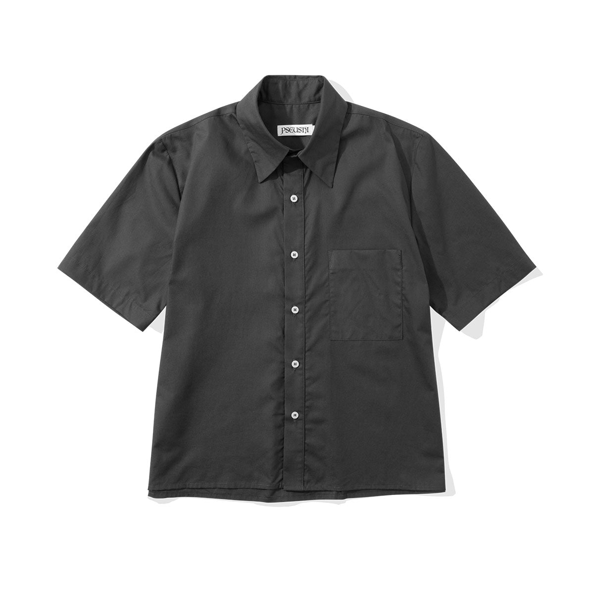 Pseushi - Short Sleeve Shirt - Charcoal