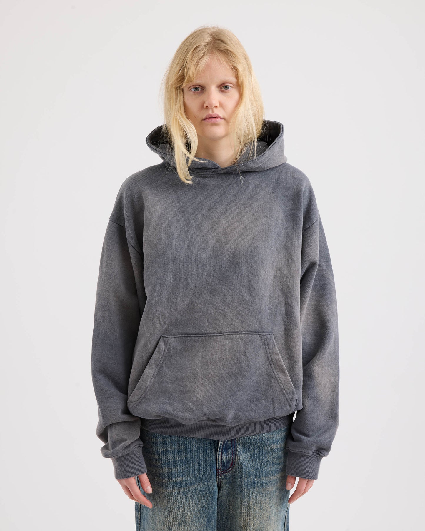 Pseushi - Pareidolia Hoodie - Faded Grey