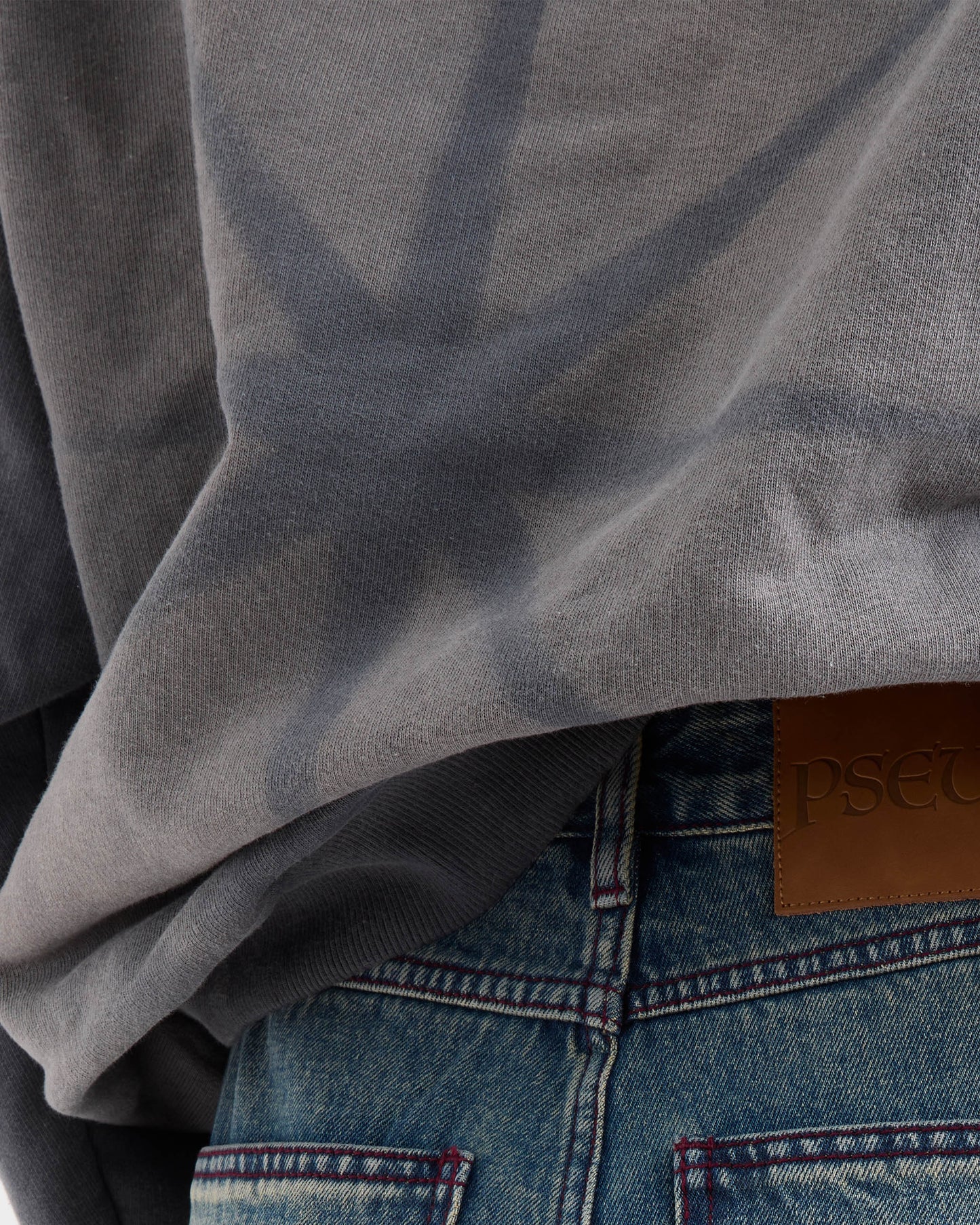 Pseushi - Pareidolia Hoodie - Faded Grey