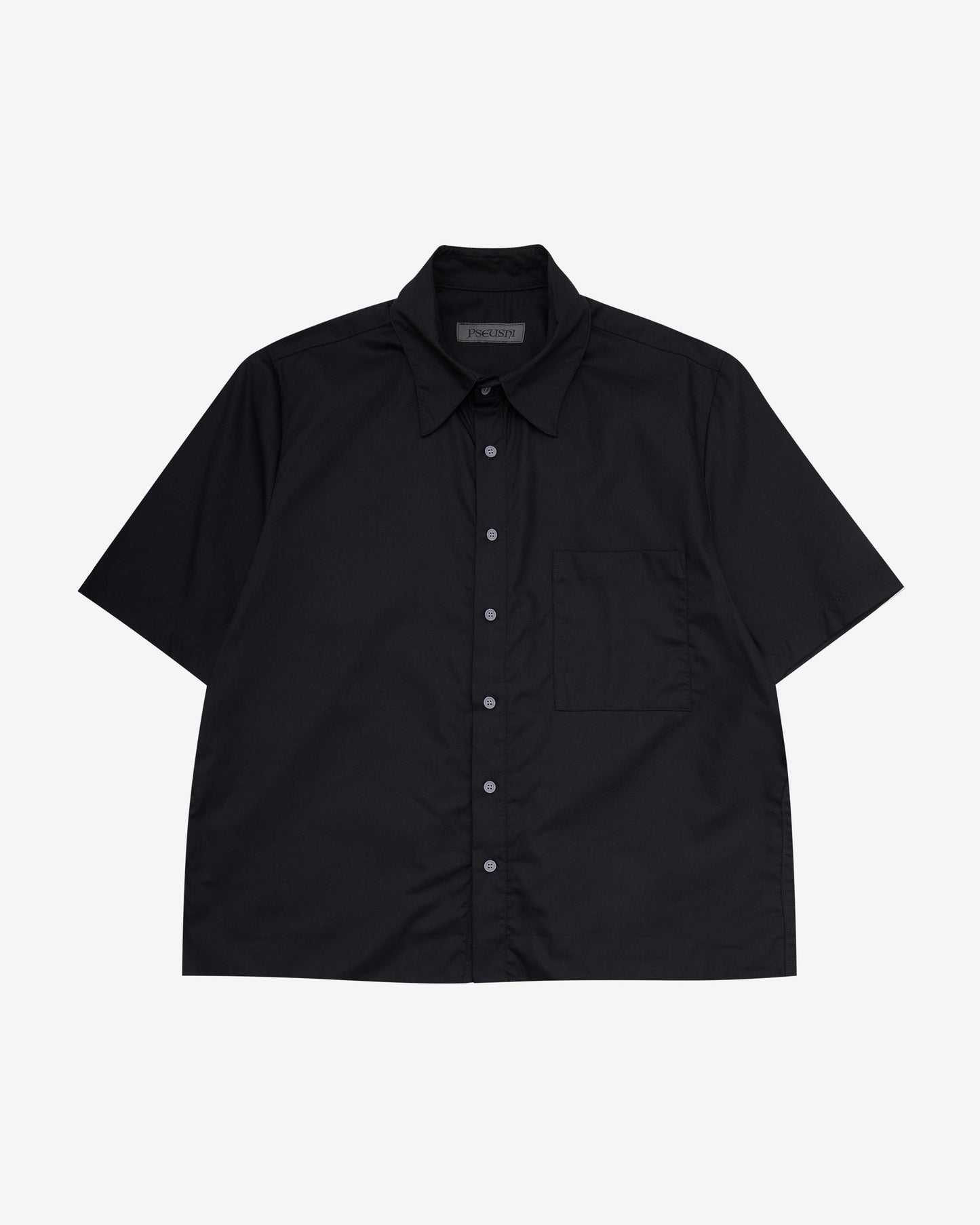 Pseushi - Short Sleeve Shirt - Black