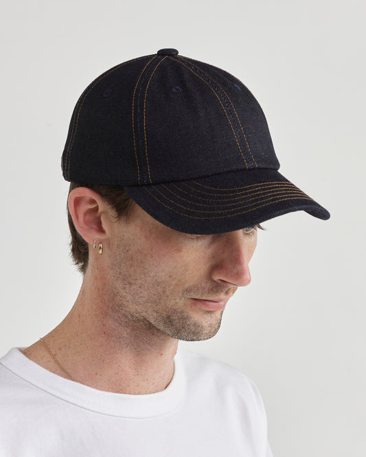 Pseushi - Raw Denim Cap - Indigo