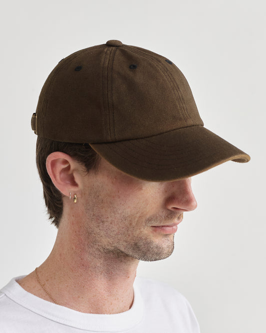 Pseushi - Washed Canvas Cap - Brown