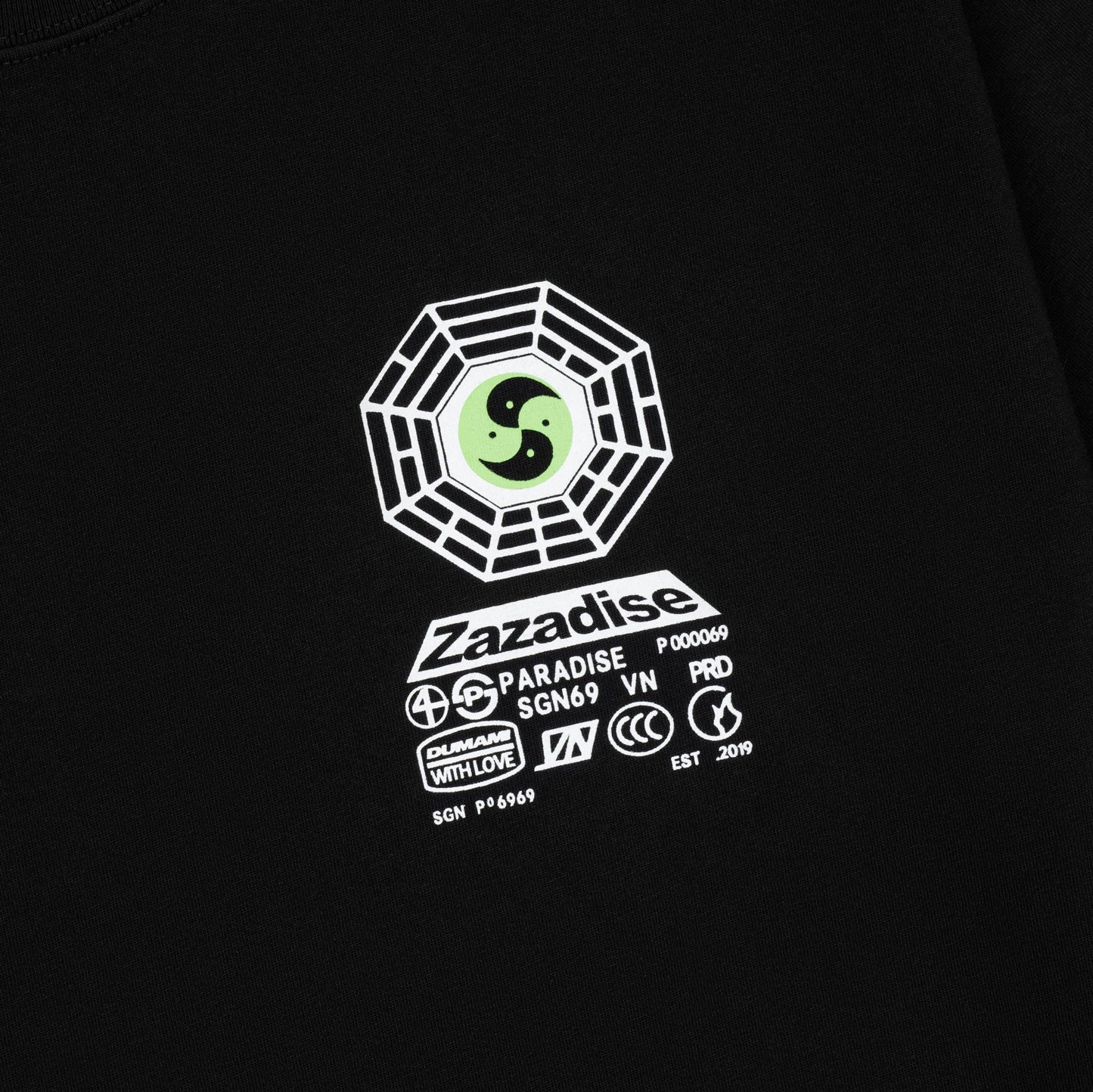 Paradise4Saigon - Zazadise Tee - Black