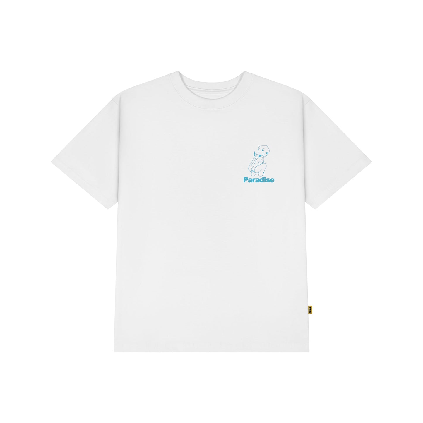 Paradise4Saigon - Bad Angel Baby Tee - White