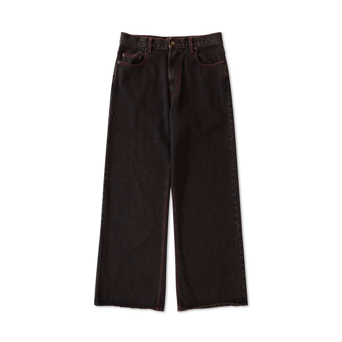 Pseushi - Baggy Jeans - Mud Wash