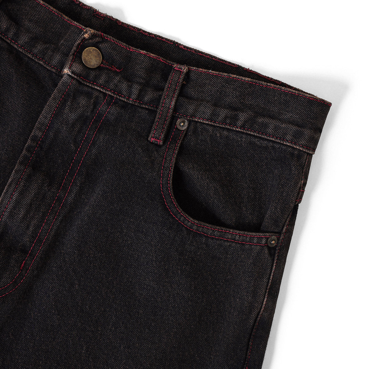 Pseushi - Baggy Jeans - Mud Wash