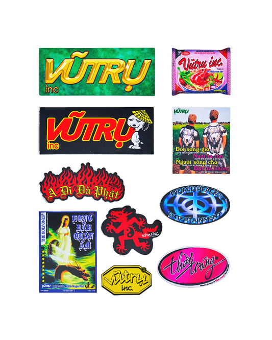 VUTRU Inc - Advanced Asia Fashion Mode 10-Sticker Pack - Multi