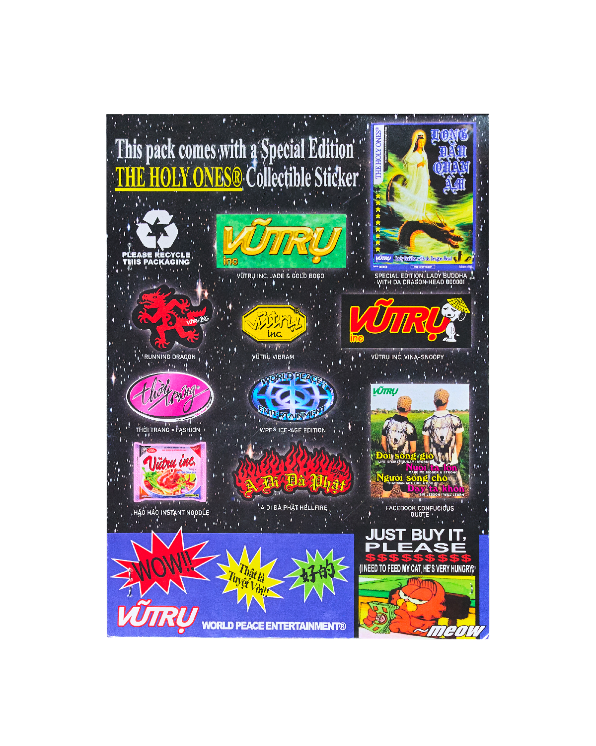 VUTRU Inc - Advanced Asia Fashion Mode 10-Sticker Pack - Multi