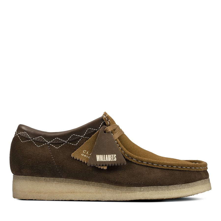 Clarks Originals Wallabee - Green Combi