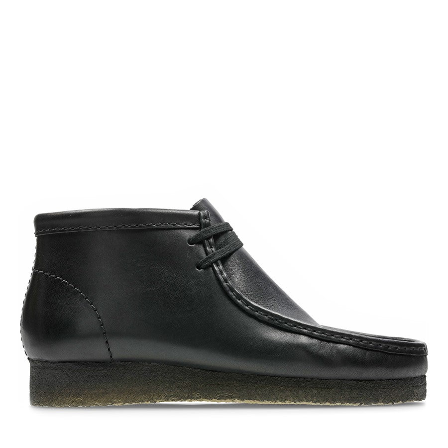 Clarks Originals Wallabee Boot - Black Leather