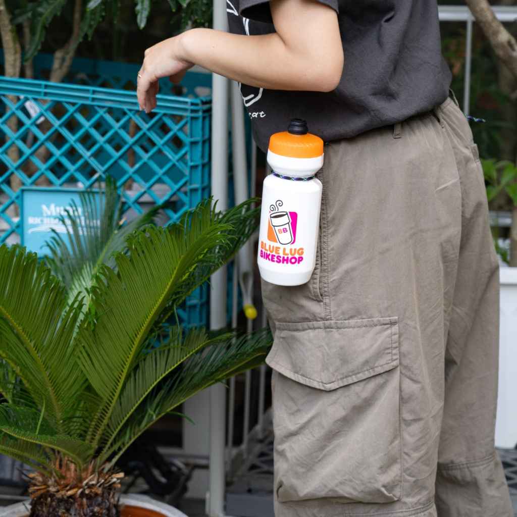 Blue Lug - Coffee Water Bottle - White