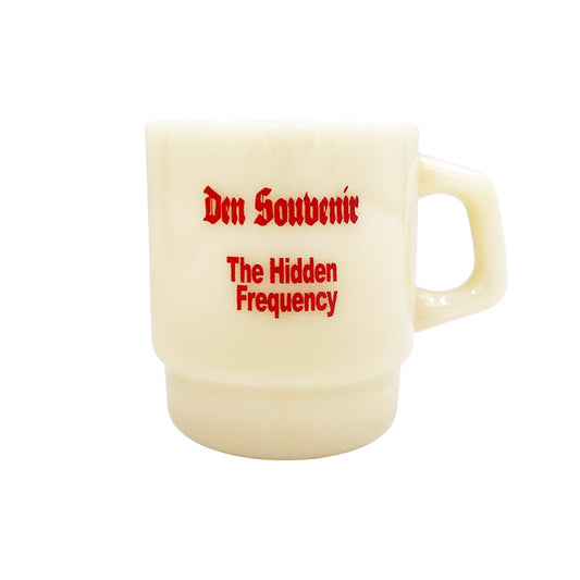 Den Souvenir - The Hidden Frequency Milk Glass Mug - White