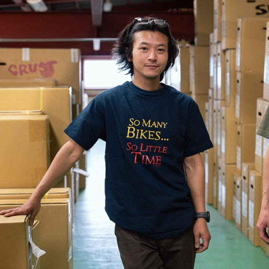 Blue Lug - So Many Bikes So Little Time T-Shirt - Navy