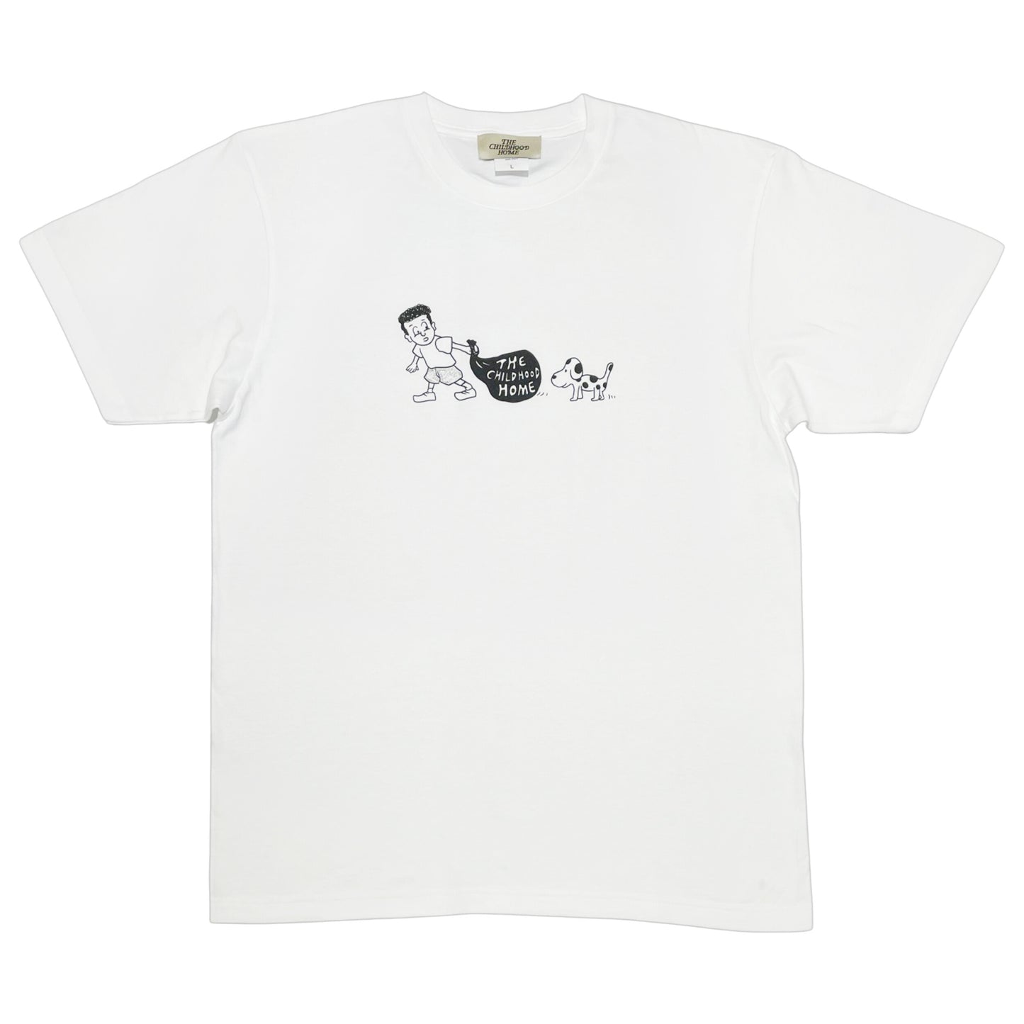 The Childhood Home - Me and Puppy Tee - White