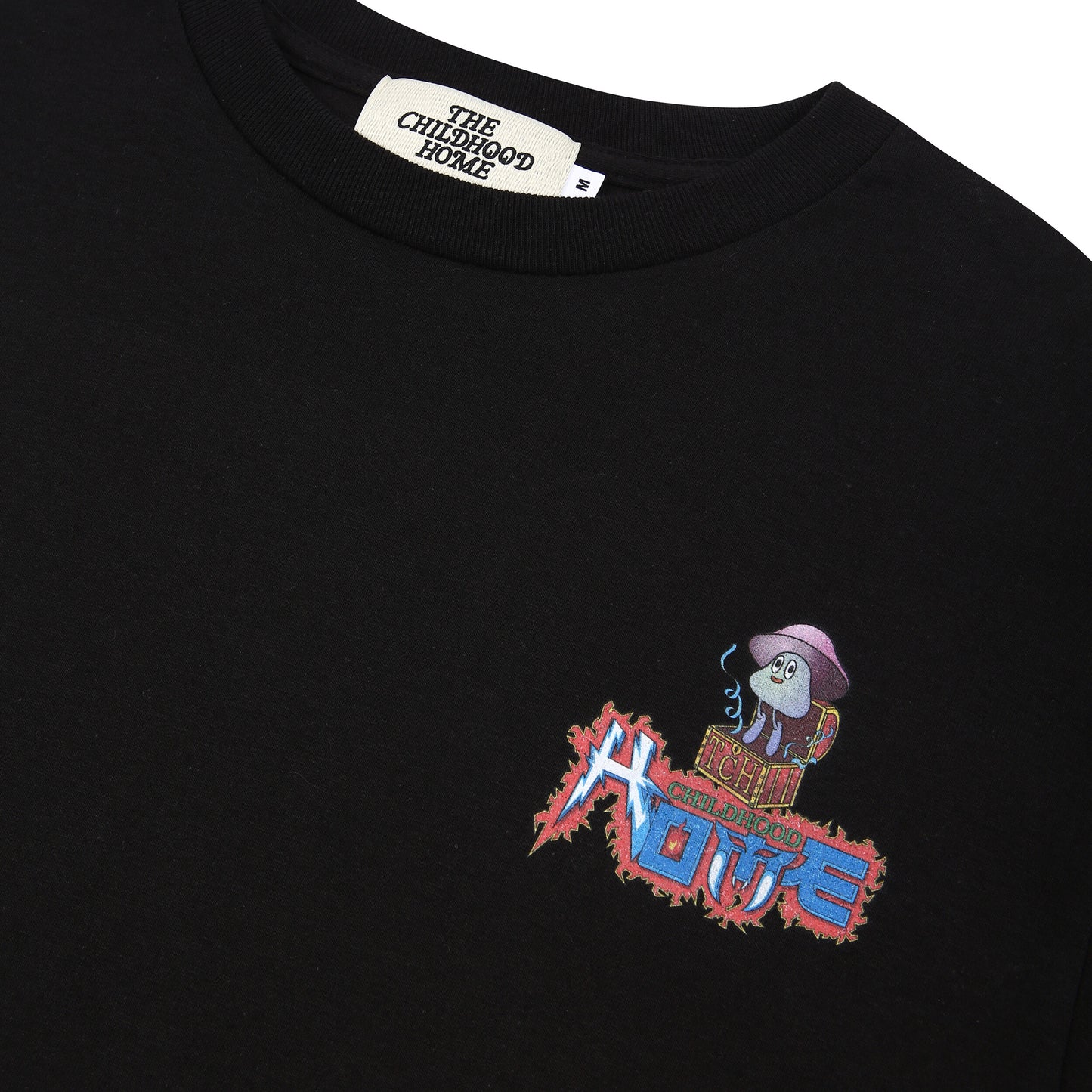 The Childhood Home - Ghost'n Homie L/S - Black