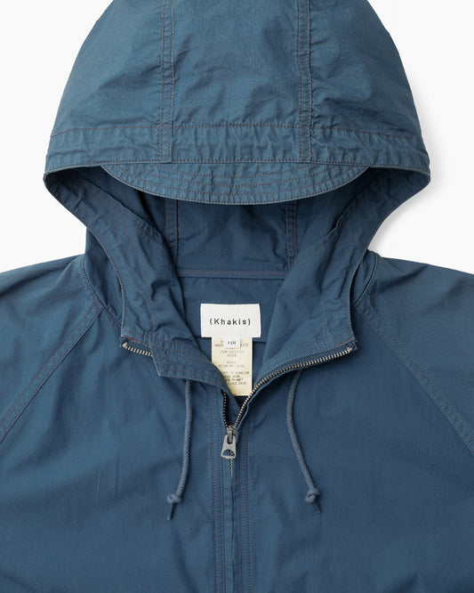 Khakis - Hooded Wind Jacket - Faded Blue
