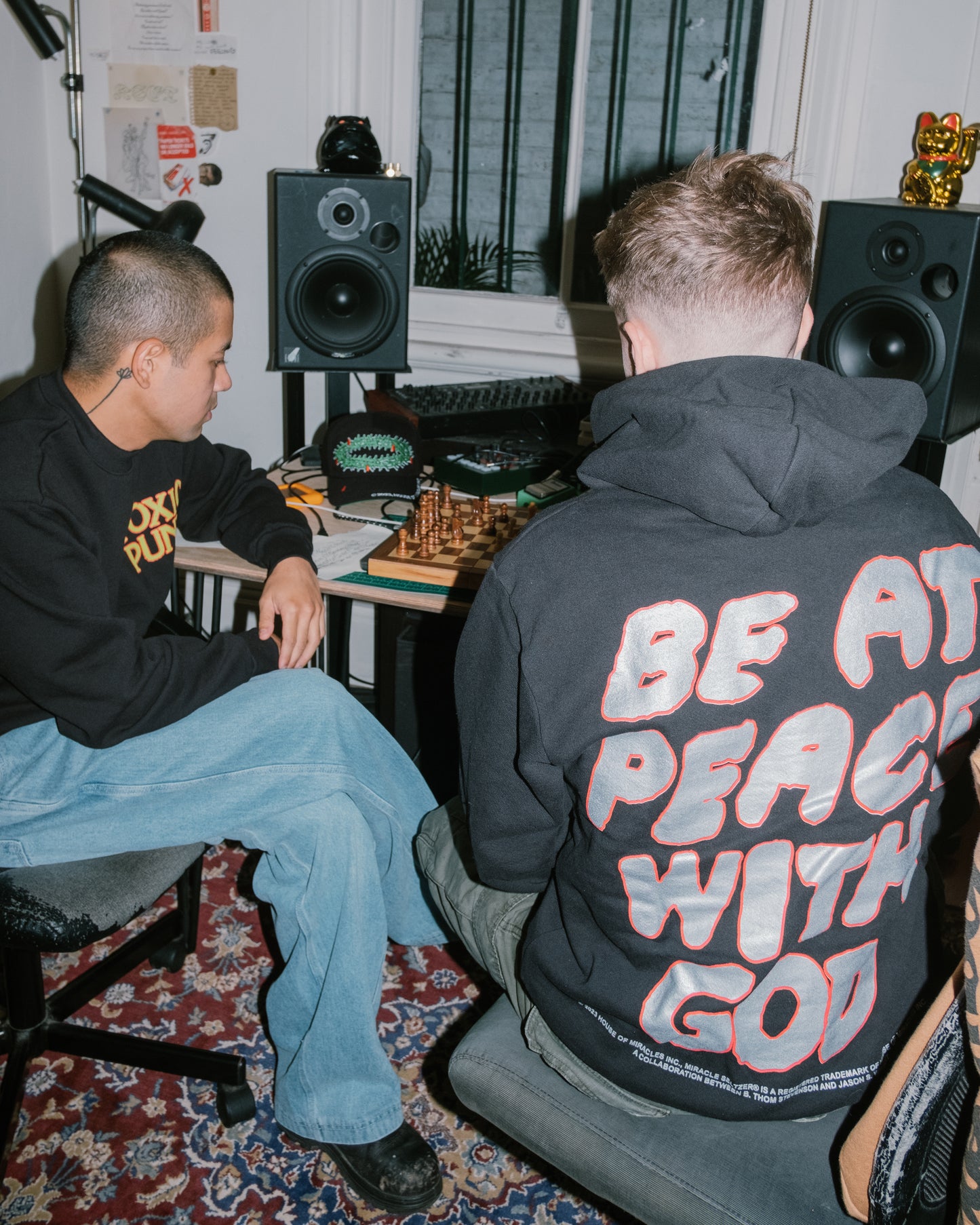 Miracle Seltzer - PEACE WITH GOD HOODIE