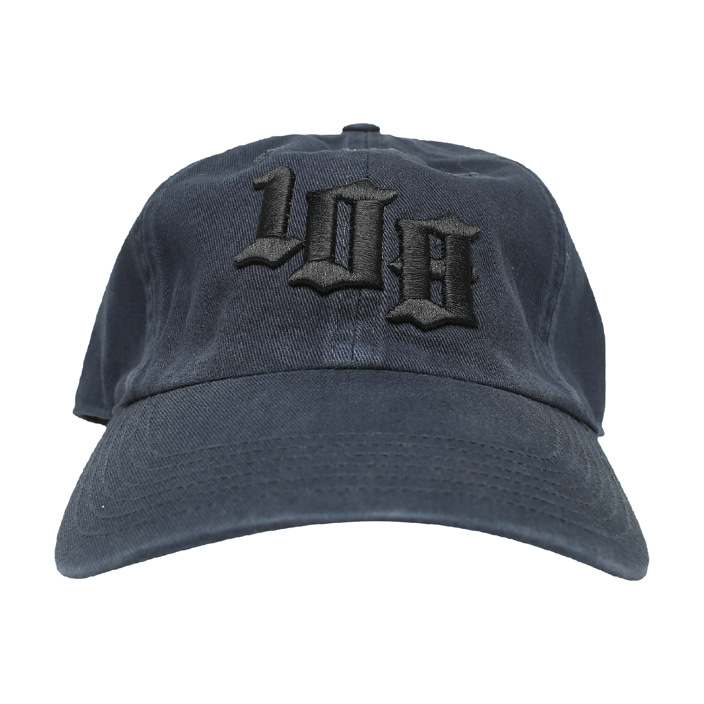 108Warehouse Team Cap - Black on Navy