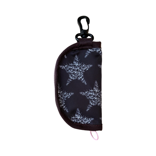 Small Nest - Star Skull Pouch - Black