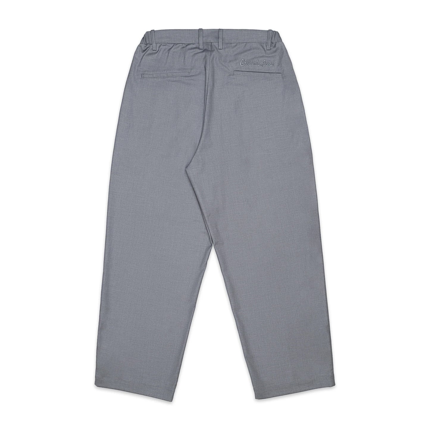 Chocolate Jesus - 2 Tuck Wide Slacks - Grey