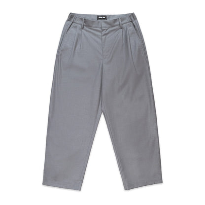 Chocolate Jesus - 2 Tuck Wide Slacks - Grey