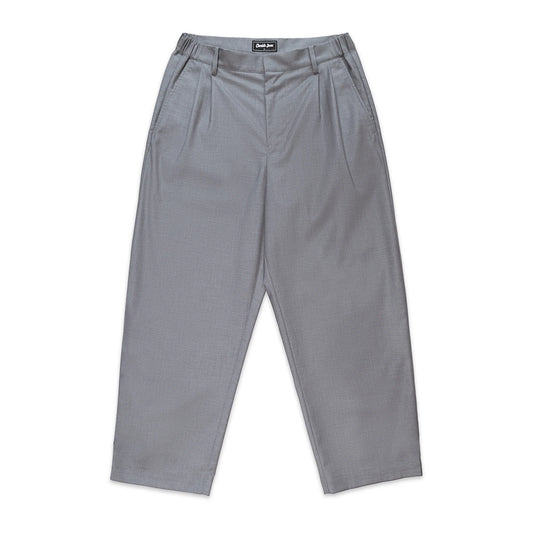 Chocolate Jesus - 2 Tuck Wide Slacks - Grey