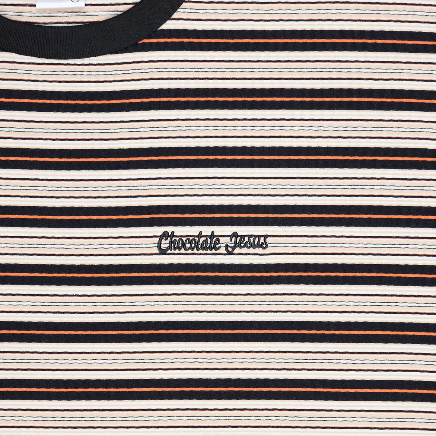 Chocolate Jesus - Mini Logo Border Tee - Orange