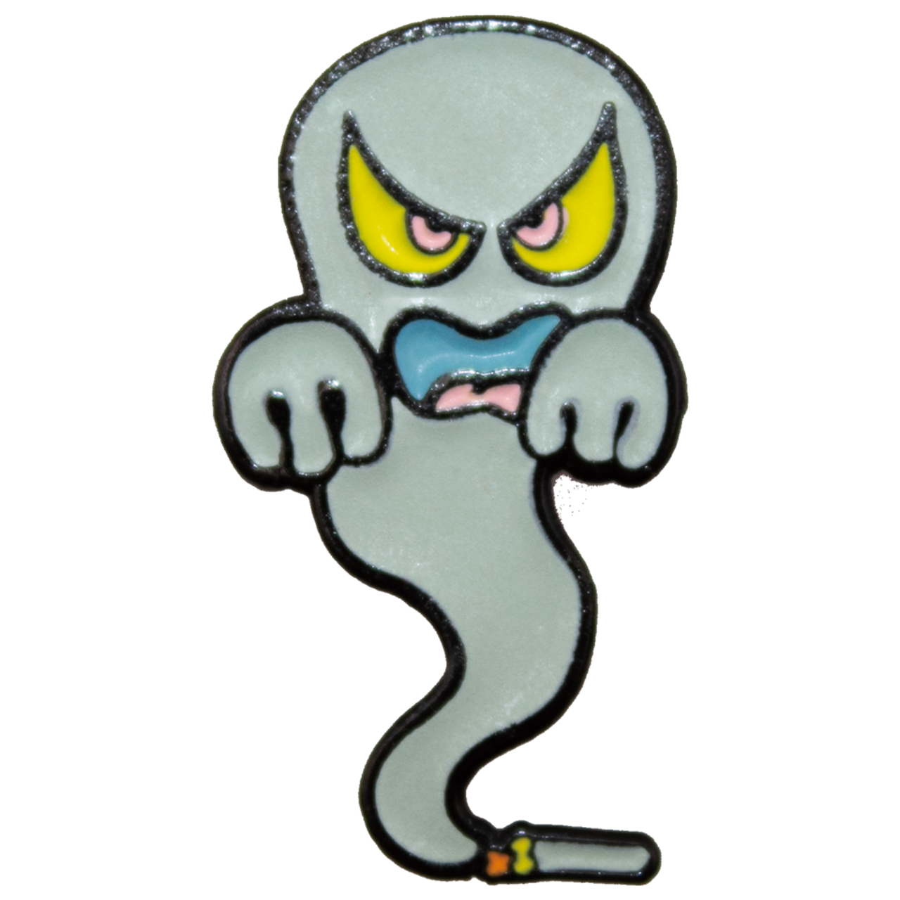 OHSHIT! / MADE IN THE USA - LIMITED PLUSH GHOST PINZ Pin - Multi
