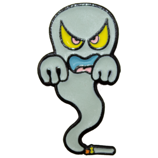 OHSHIT! / MADE IN THE USA - LIMITED PLUSH GHOST PINZ Pin - Multi