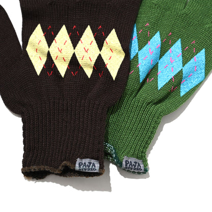 Paja Studio - Argyll Work Gloves - Green