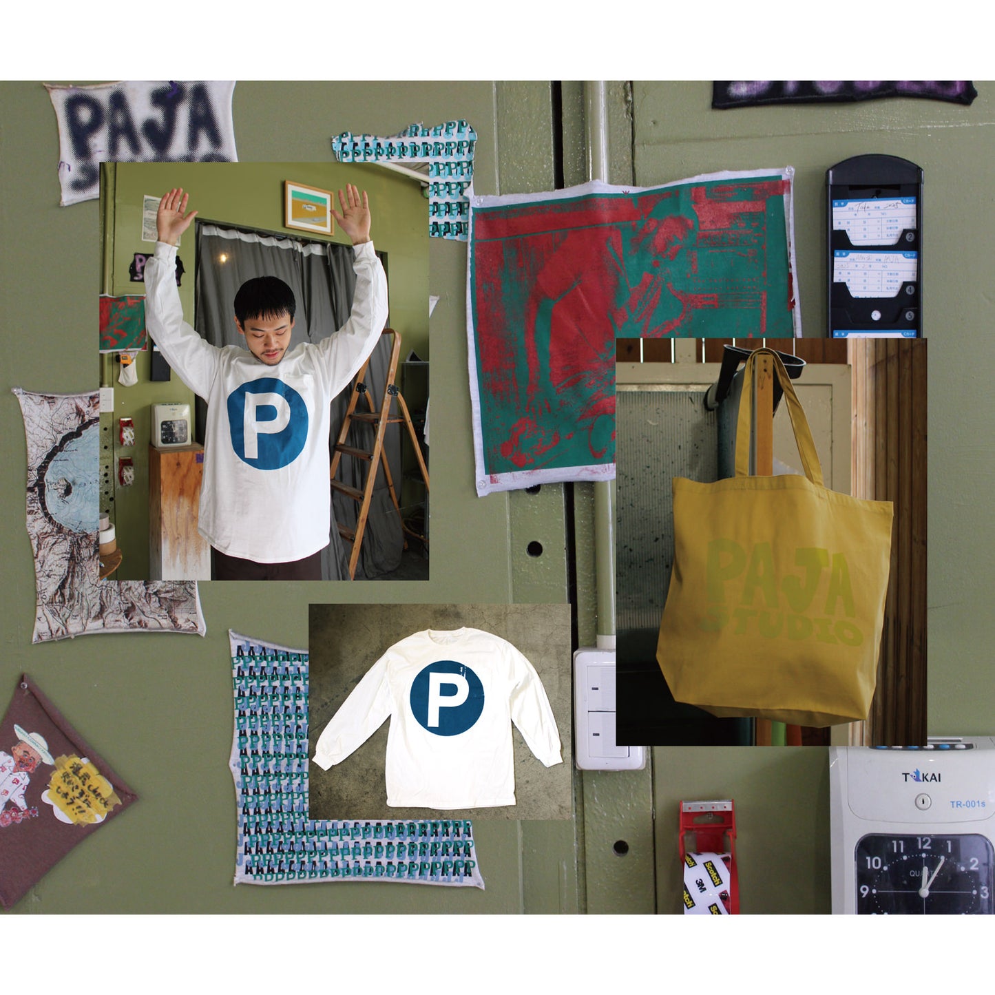 Paja Studio - Logo Tote Bag - Mustard