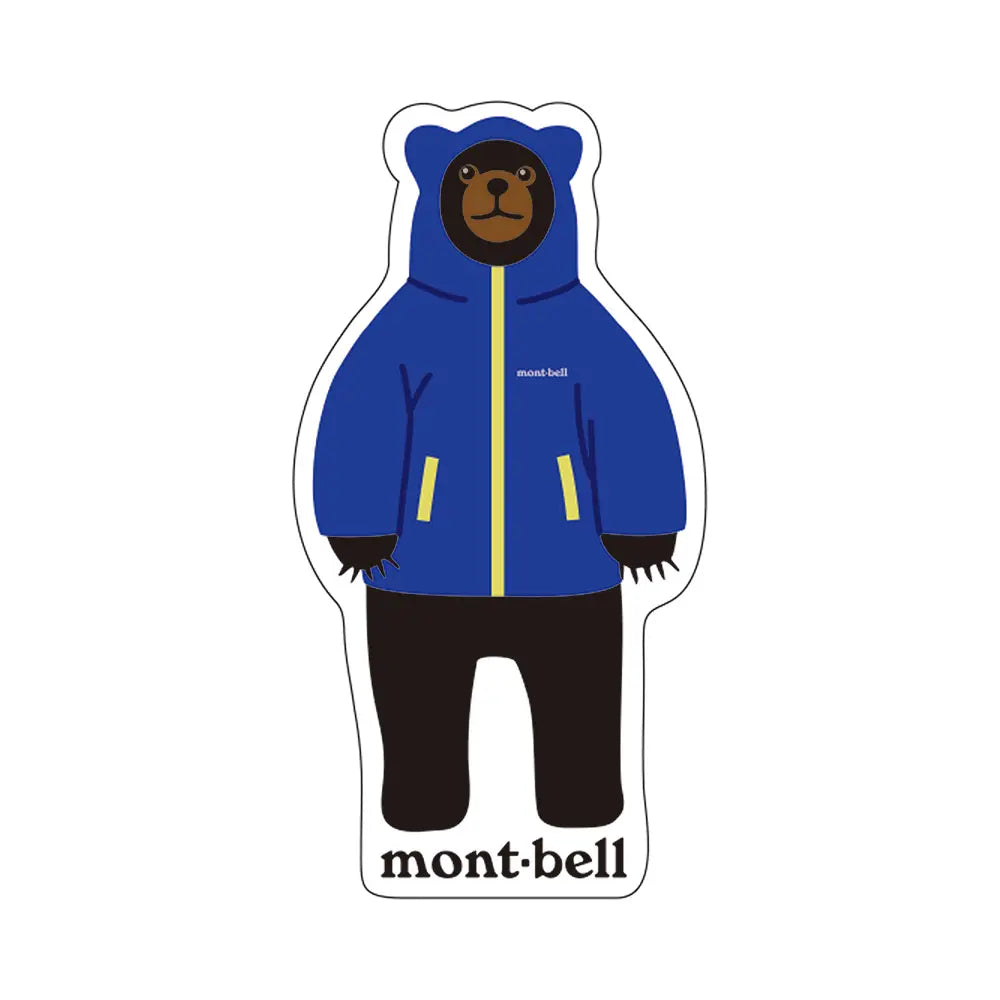 Montbell - Sticker Monta Bear #1 - Black