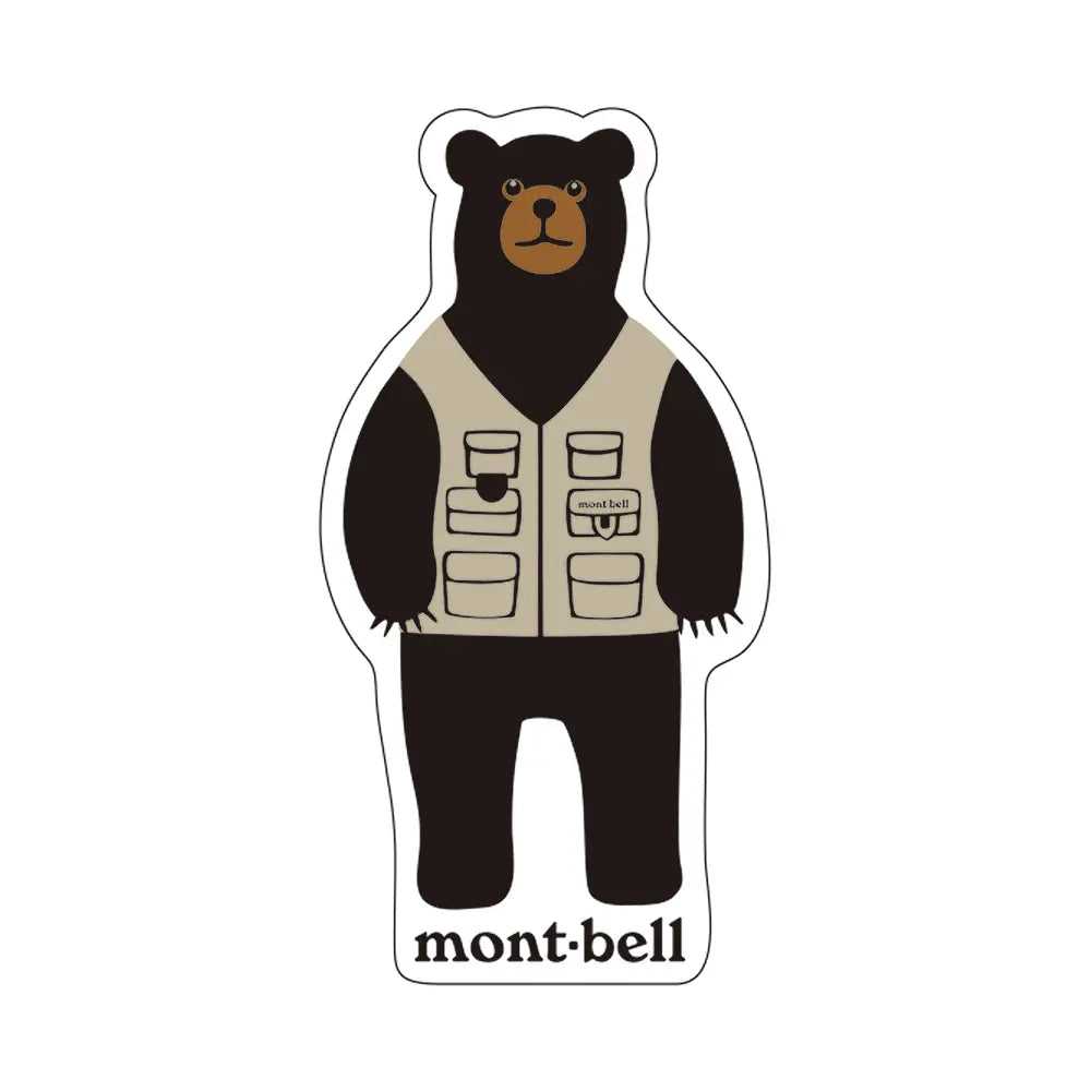 Montbell - Sticker Monta Bear #2 - Tan