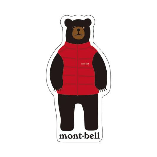 Montbell - Sticker Monta Bear #3 - Red