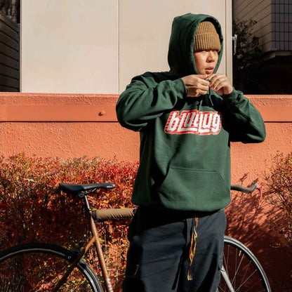 Blue Lug - Glow Letter Hoodie (Forest Green)