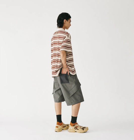 Melsign - Panel Pocket Shorts - Wood