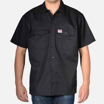 Ben Davis - Button Up Solid Short Sleeve (Black)
