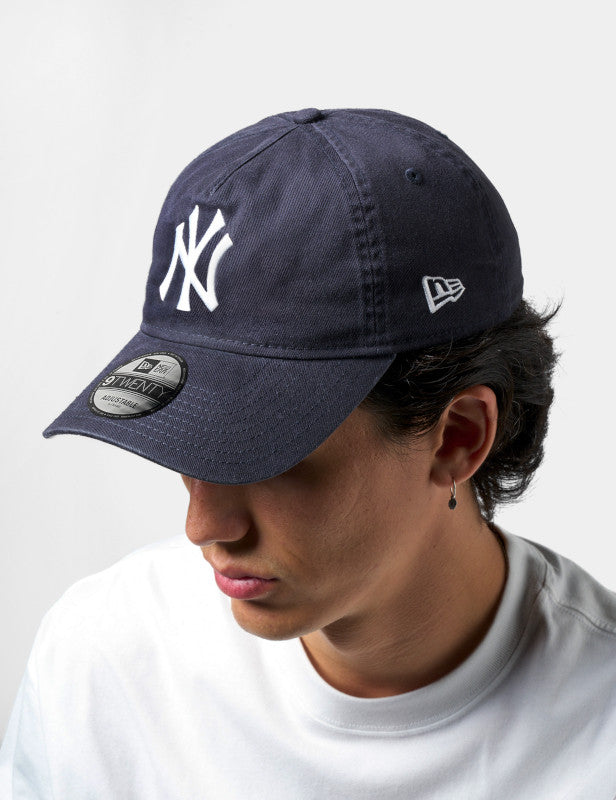 New Era - 9TWENTY A-Frame NY Yankees Washed Cotton Cap - Navy