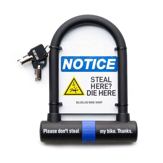 Blue Lug - Steel U-Lock - Black