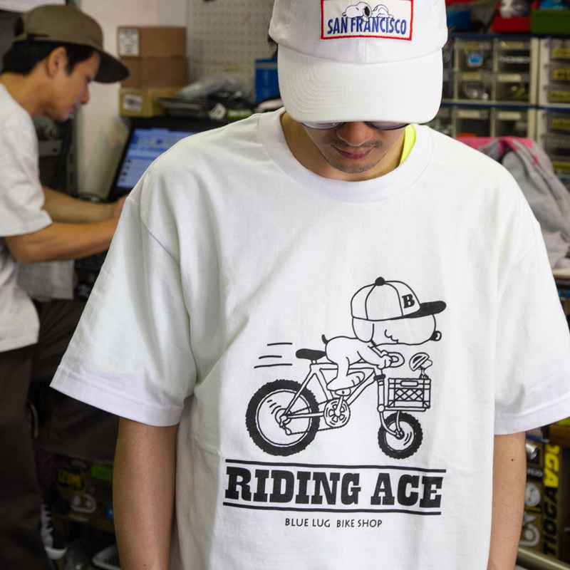 Blue Lug - Riding Ace T-Shirt - White