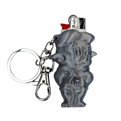 Quispiam Habilis - Quirky Devil Lighter Case - Silver