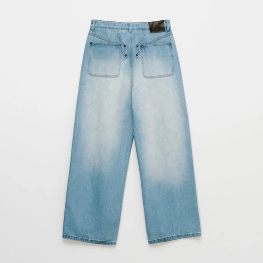 Nul1.org - 2018 Coated Jeans - Washed Blue