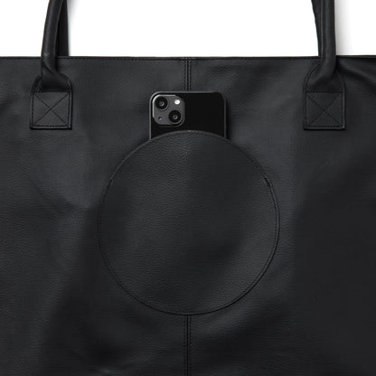 Melsign - 2 Way Leather Strap Tote Bag