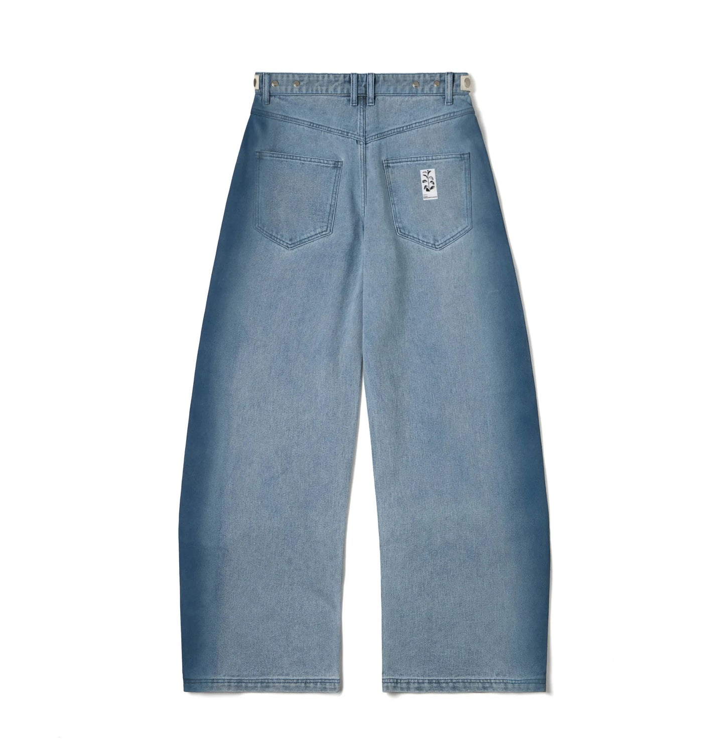 Melsign - Washed Denim Jeans - Medium Blue