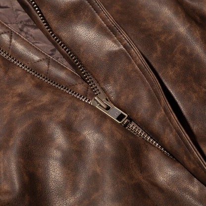 Nul1.org - Bianca Leather Jacket 3M Brown