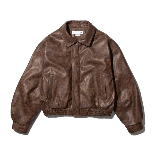 Nul1.org - Bianca Leather Jacket 3M Brown