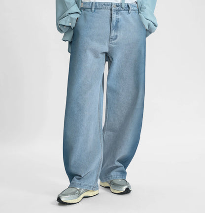 Melsign - Washed Denim Jeans - Medium Blue