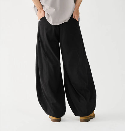 Melsign - Special Cutting Linen Trousers - Black