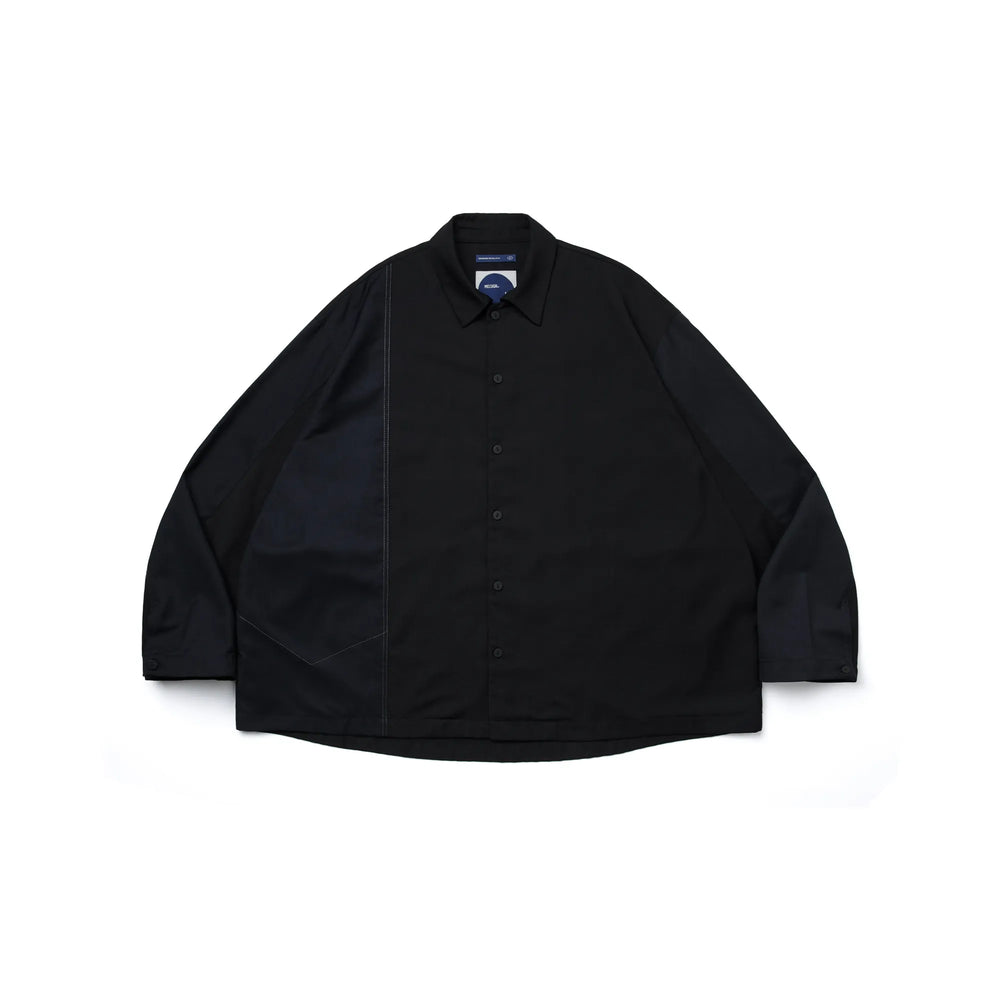 Melsign - Patched OV-L/S Shirt - Black